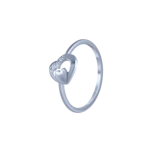 14k (585) White Gold And Diamond Ring For Women