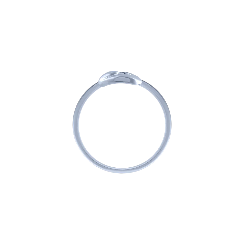 14k (585) White Gold And Diamond Ring For Women