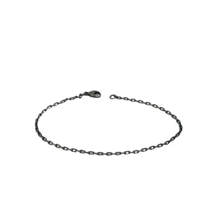 1.7mm Silver Patina Bracelet