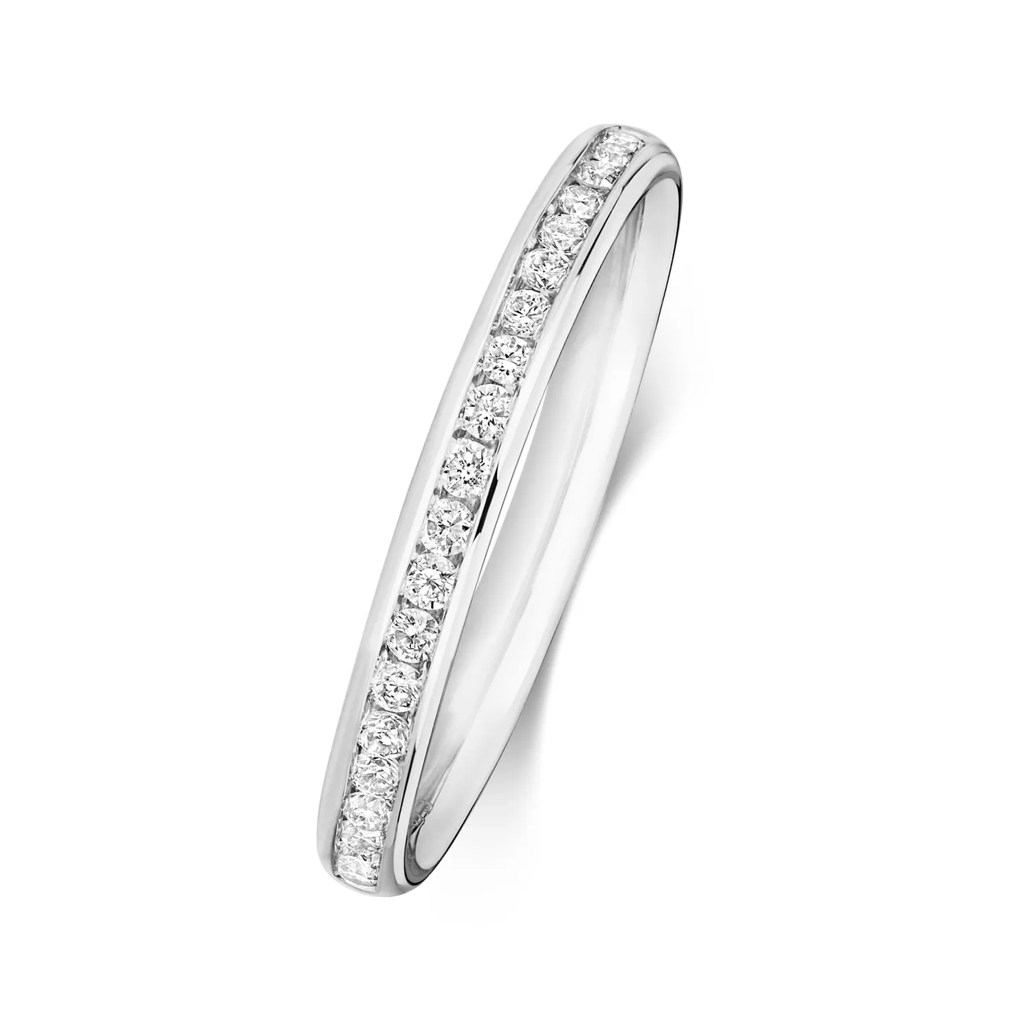 18K White Gold 0.21ct Diamond Set Eternity Ring