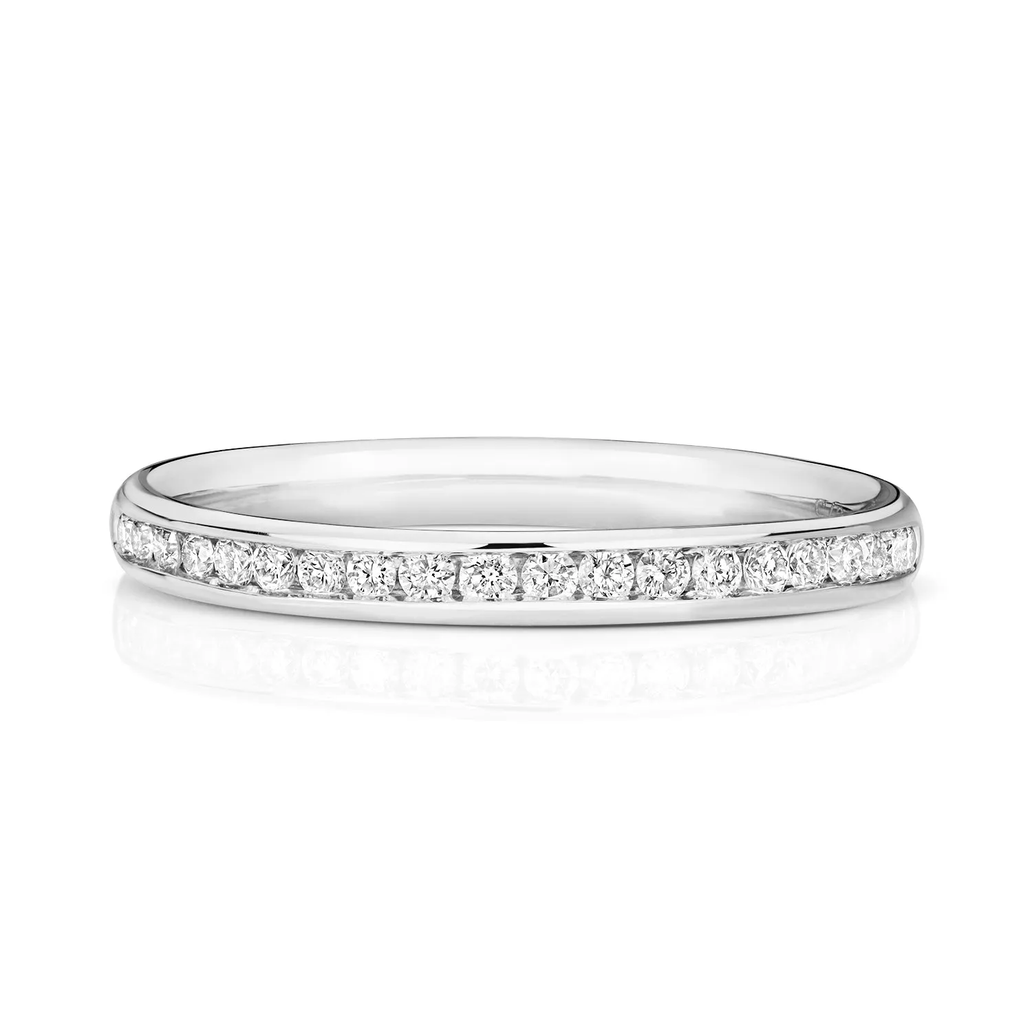18K White Gold 0.21ct Diamond Set Eternity Ring