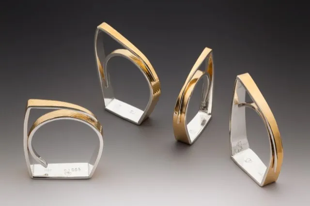 22k Yellow Gold Architectural Ring