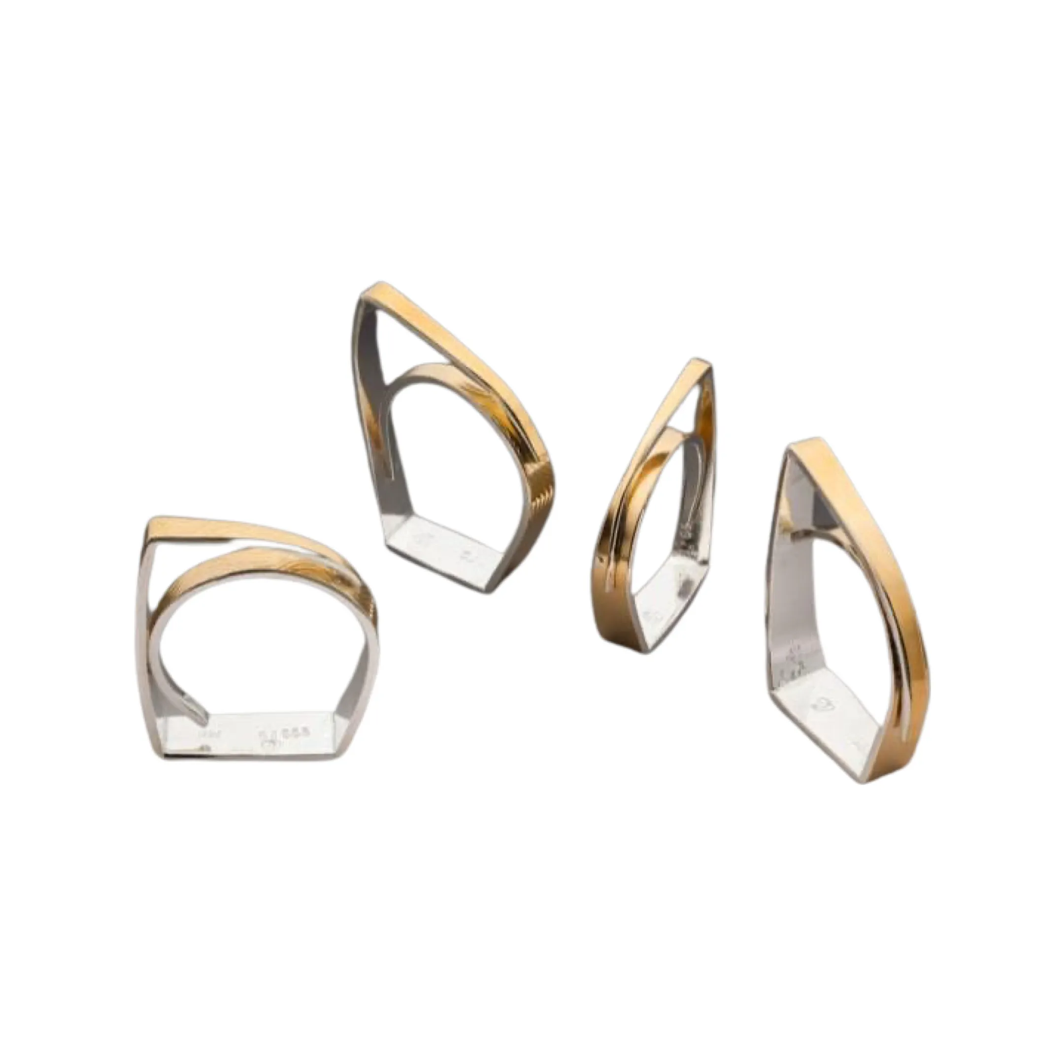 22k Yellow Gold Architectural Ring