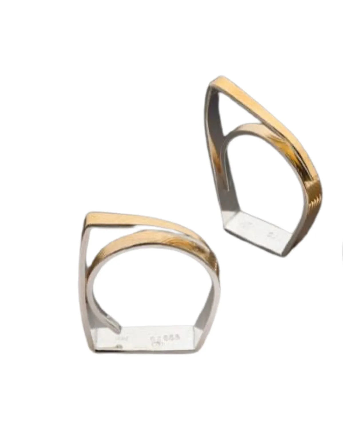 22k Yellow Gold Architectural Ring