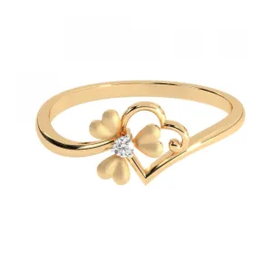 22KT (916) Yellow Gold Ring For Women