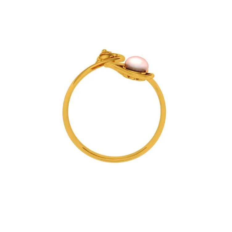 22KT (916) Yellow Gold Ring For Women