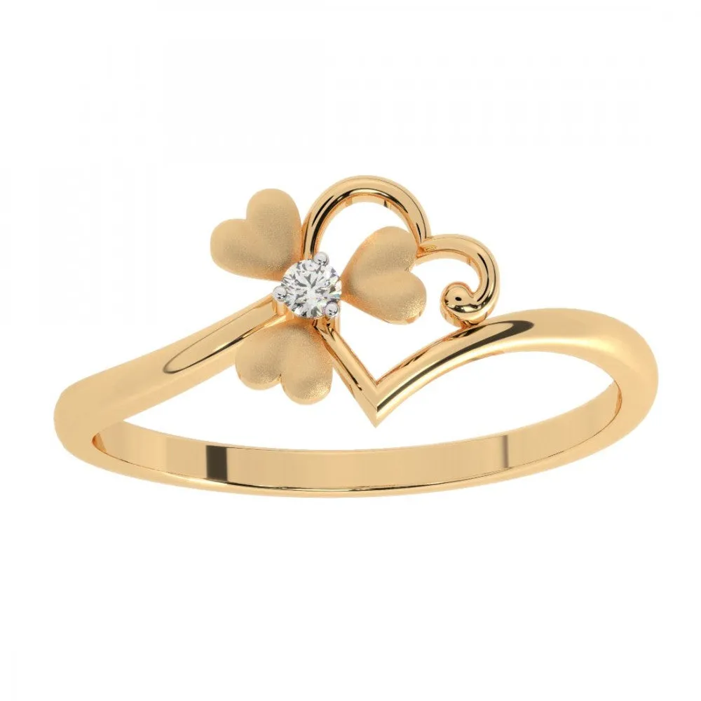 22KT (916) Yellow Gold Ring For Women