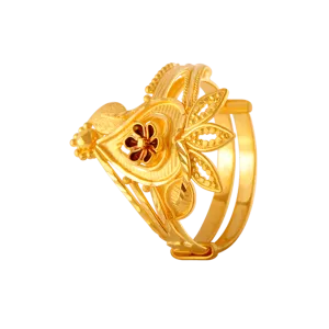 22KT Yellow Gold Ring For Women