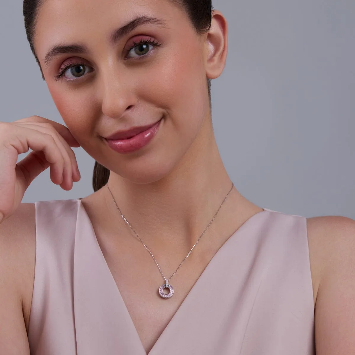 92.5 Silver Pendant with Chain 180875