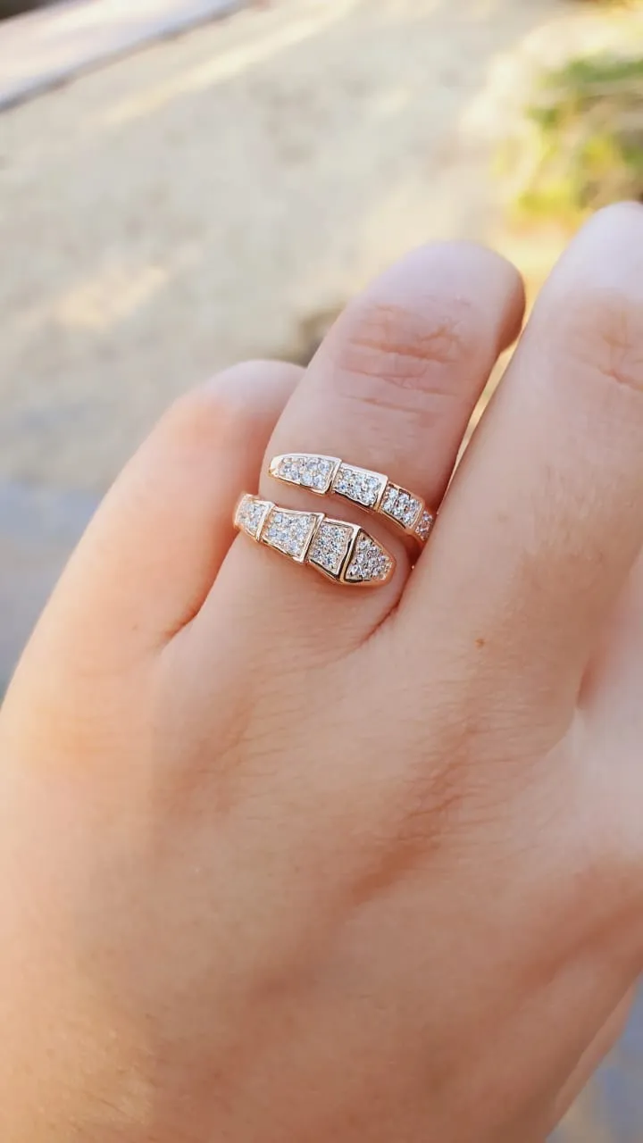 Adjustable 925 Sterling Silver Alpin Ring