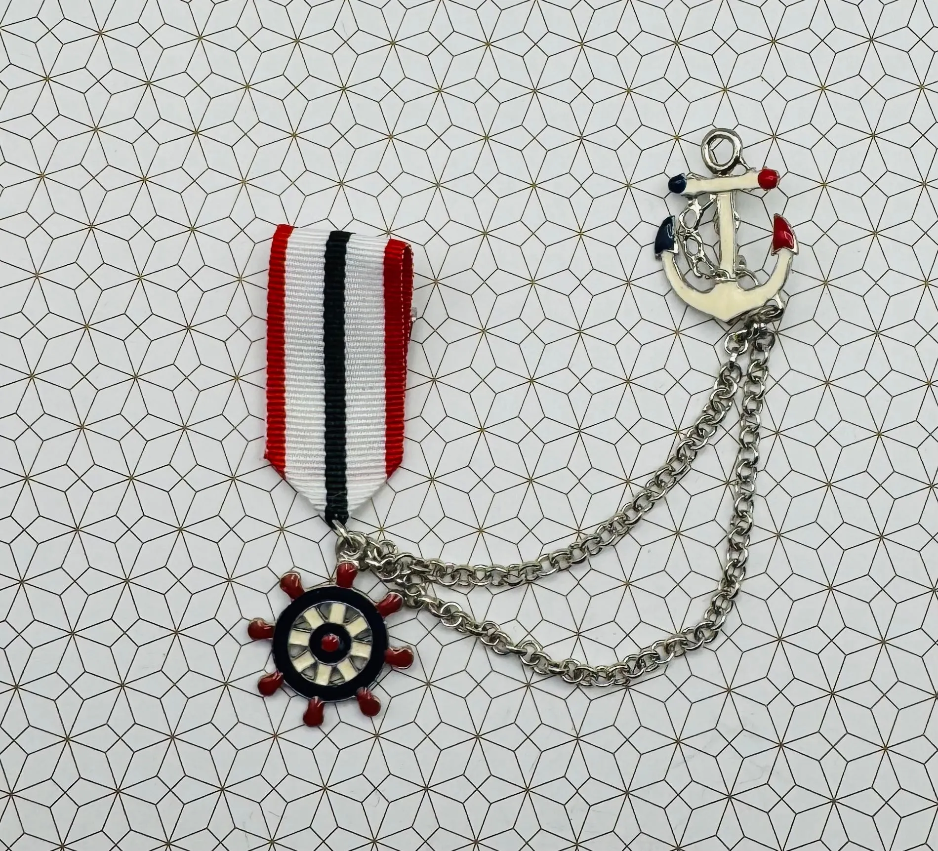 Anchor Down Brooch