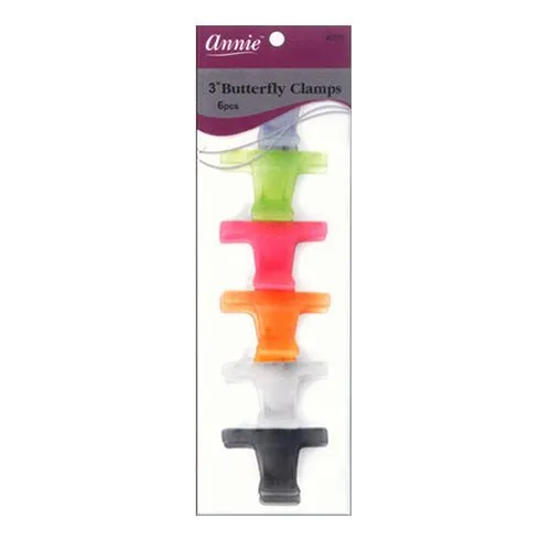 Annie 2" Butterfly Clamps 6Ct