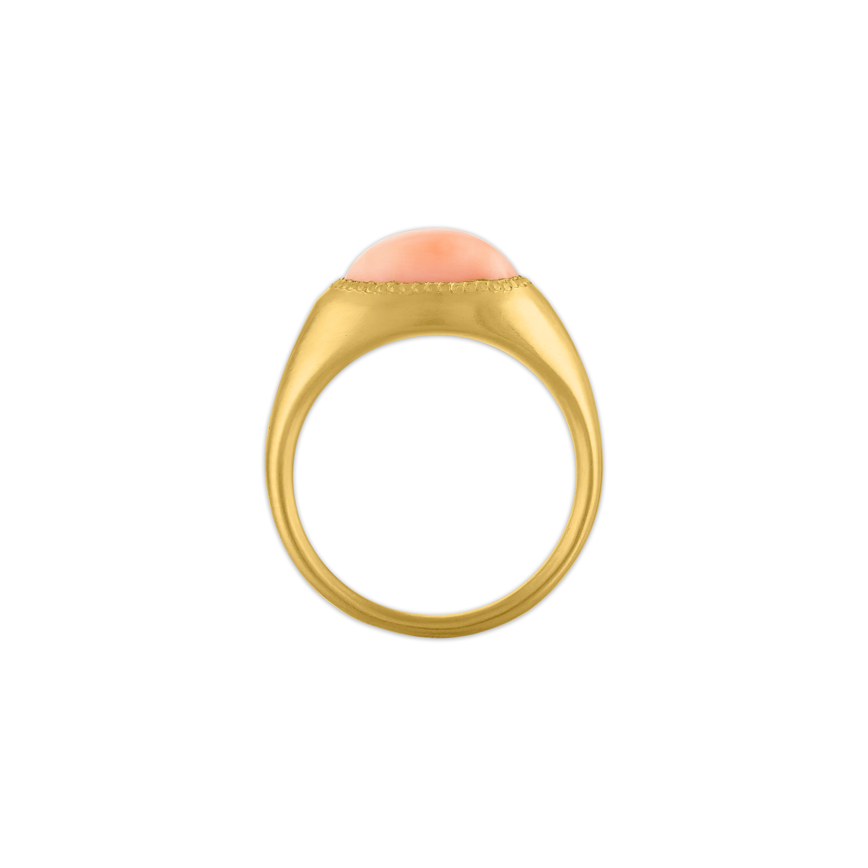 Antique Angel Skin Coral Roz Ring