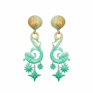 Aqua Neptune Earrings