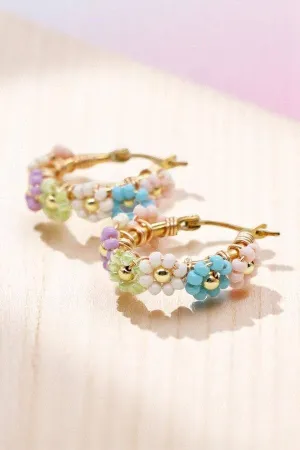 Beaded Earrings: Multicolor