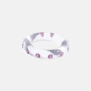 Big Lucid Bangle, Pink