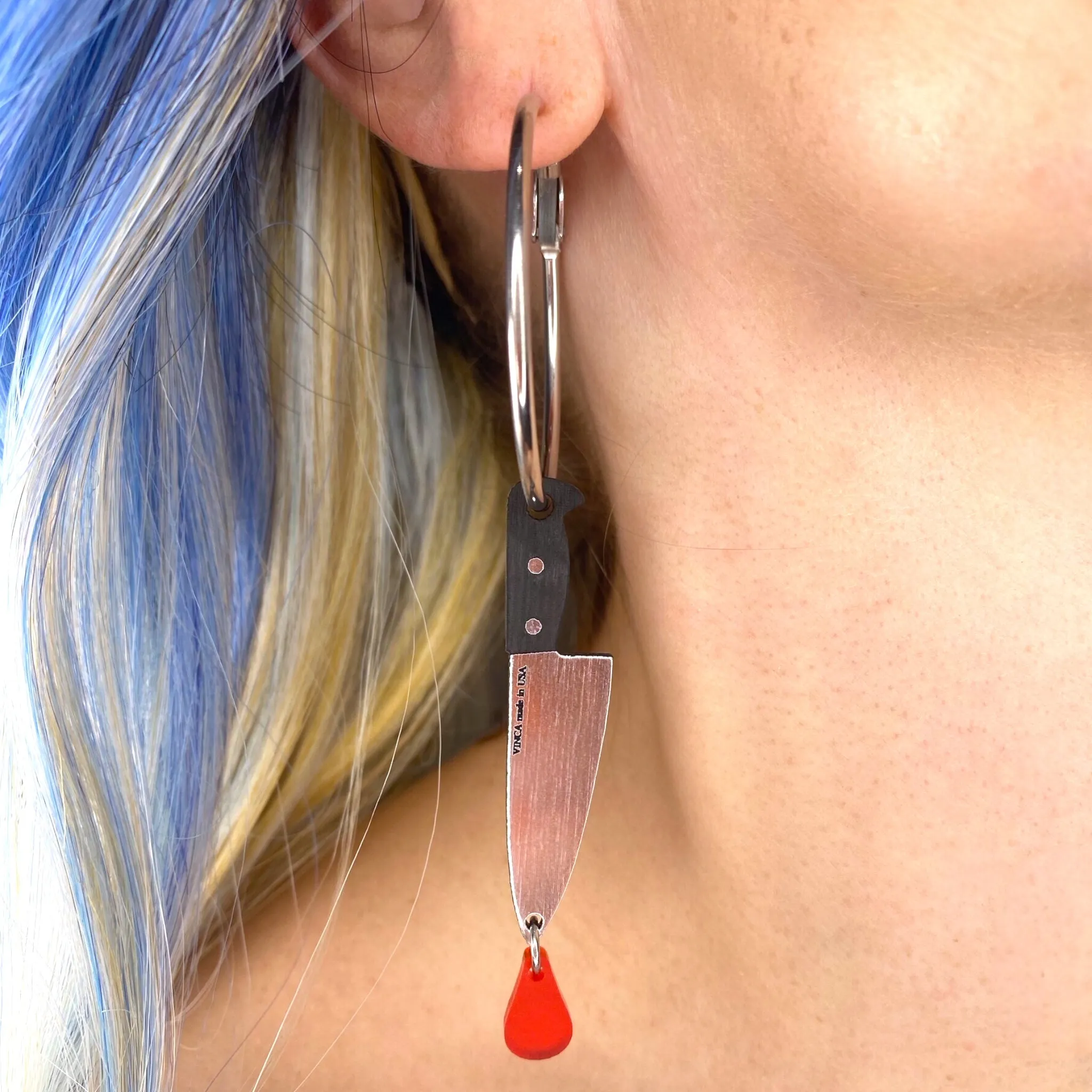 Bloody Hell! Large Hoop Earrings
