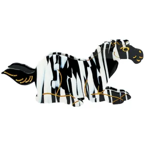 Bow's by St?r Black/White Zebra Hair Clip - Black/White