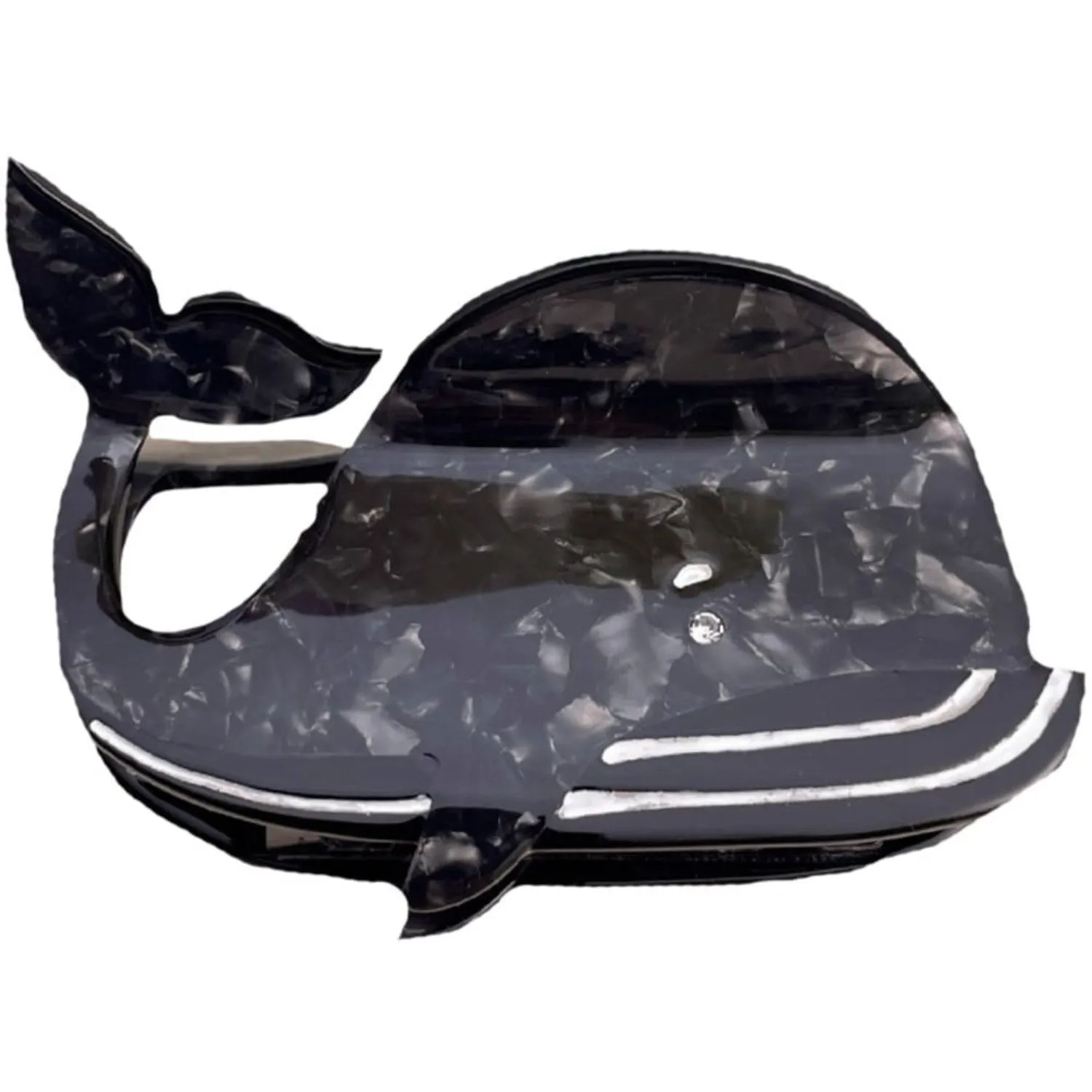 Bow's by St?r Whale Hair Clip - Black