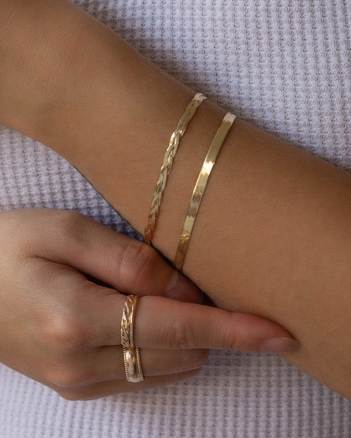 Braided Herringbone Bracelet