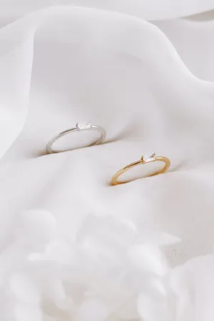 Channel - Sterling Silver Fine Ring