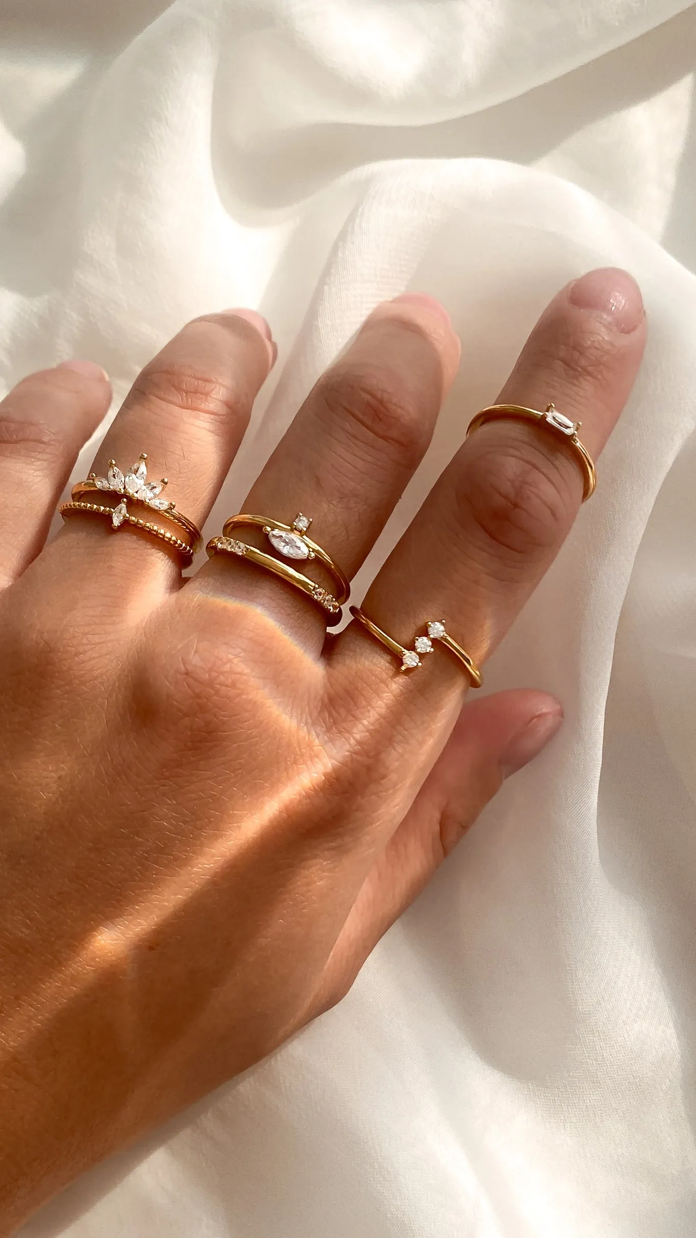 Channel - Sterling Silver Fine Ring