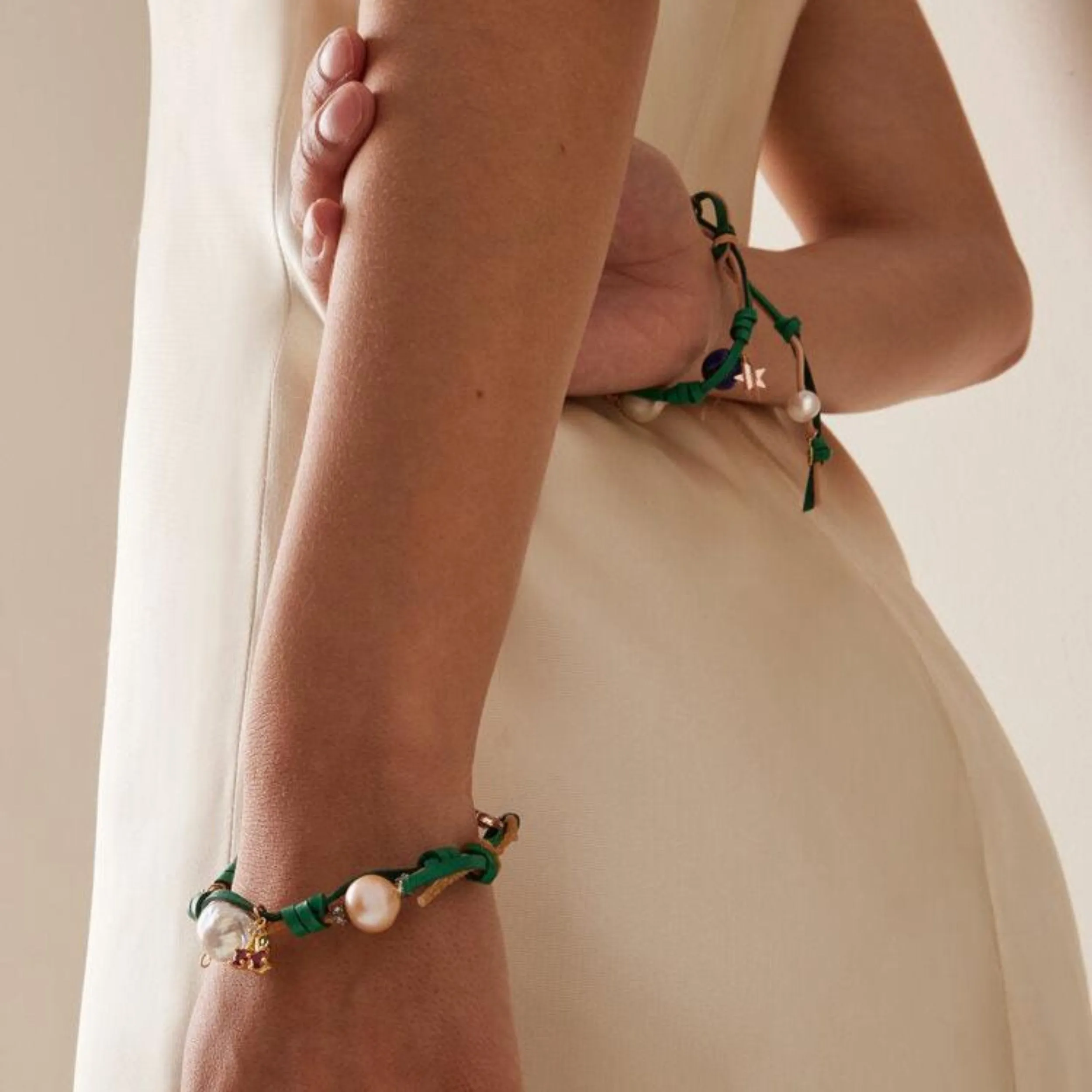 Cherry Tree Knotted Leather Bracelet