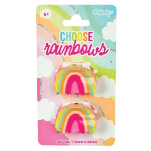 Choose Rainbows Hair Clip Set