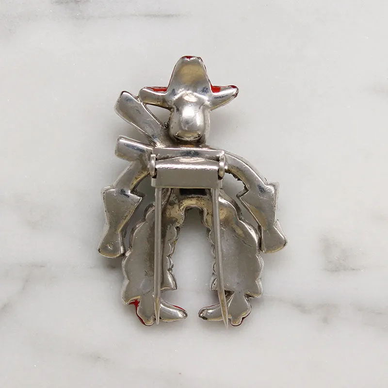 Colorful Cowboy Costume Fur Clip