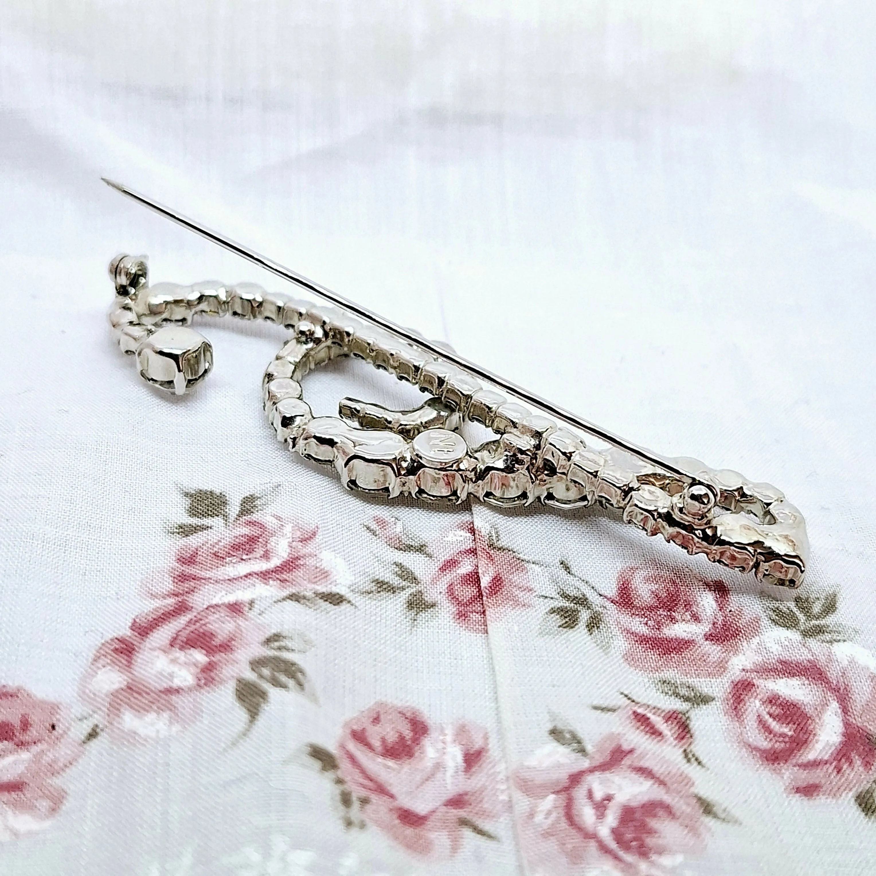 Costume Treble Clef Brooch