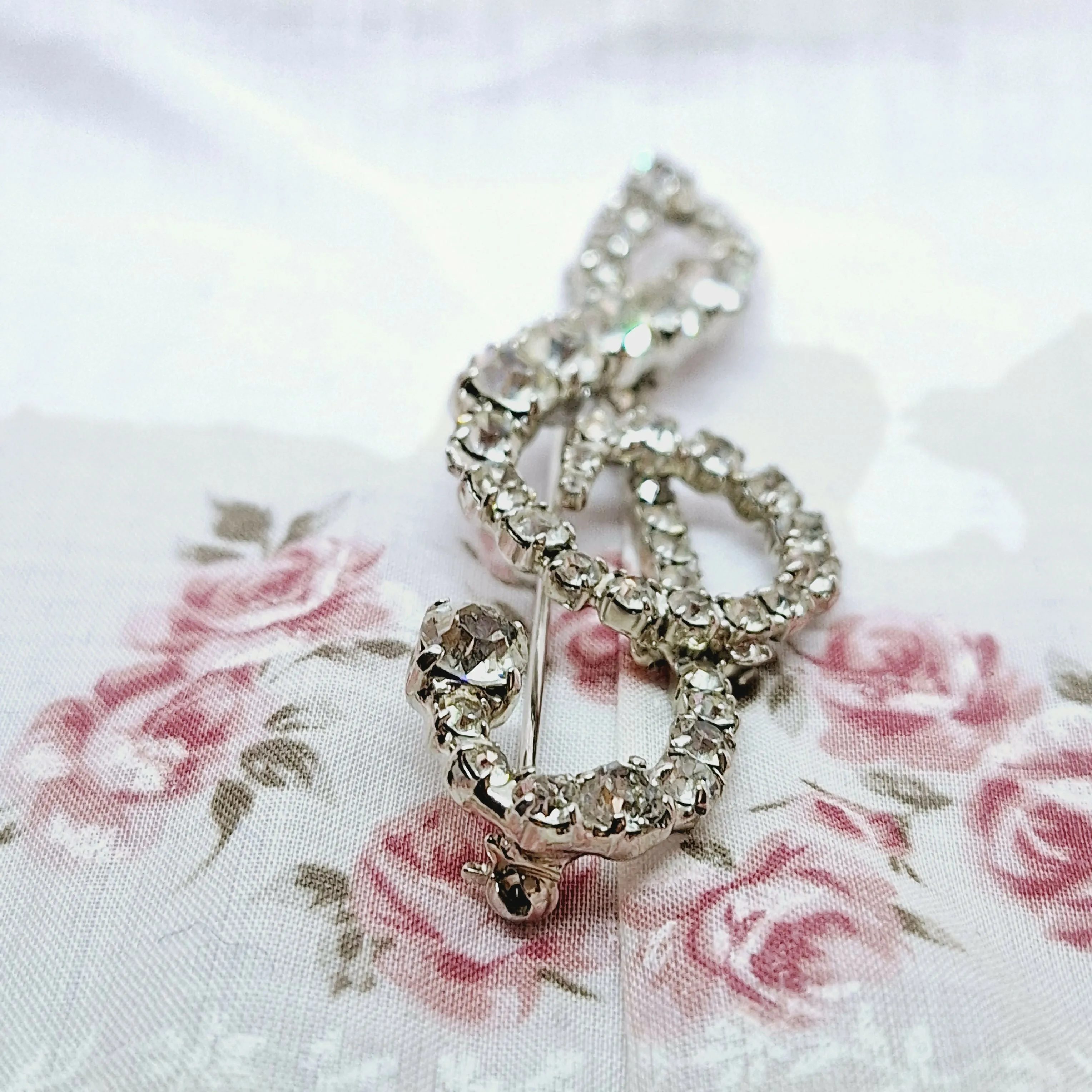 Costume Treble Clef Brooch