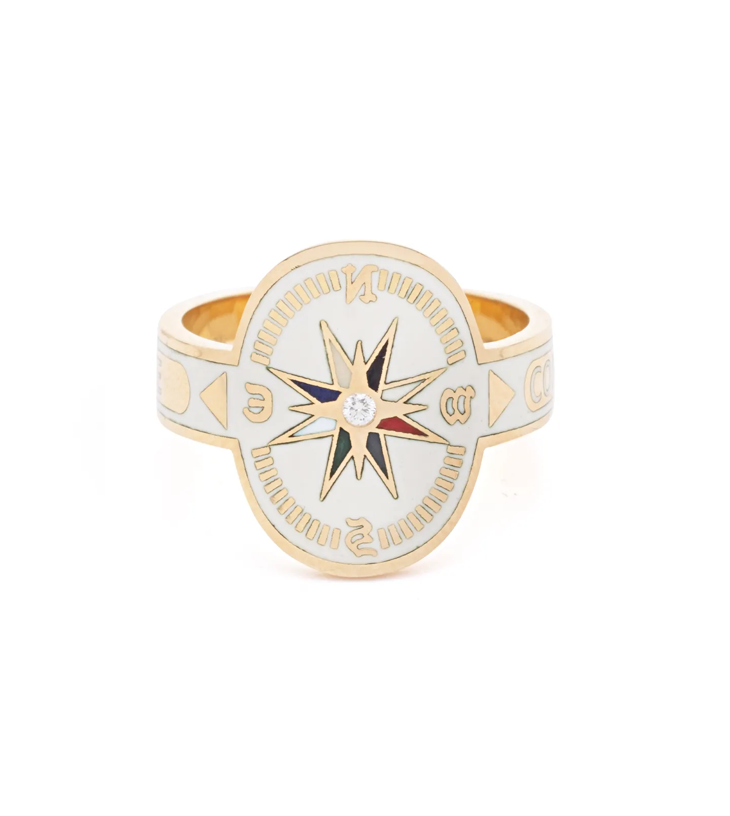 Cream Internal Compass : Cigar Band