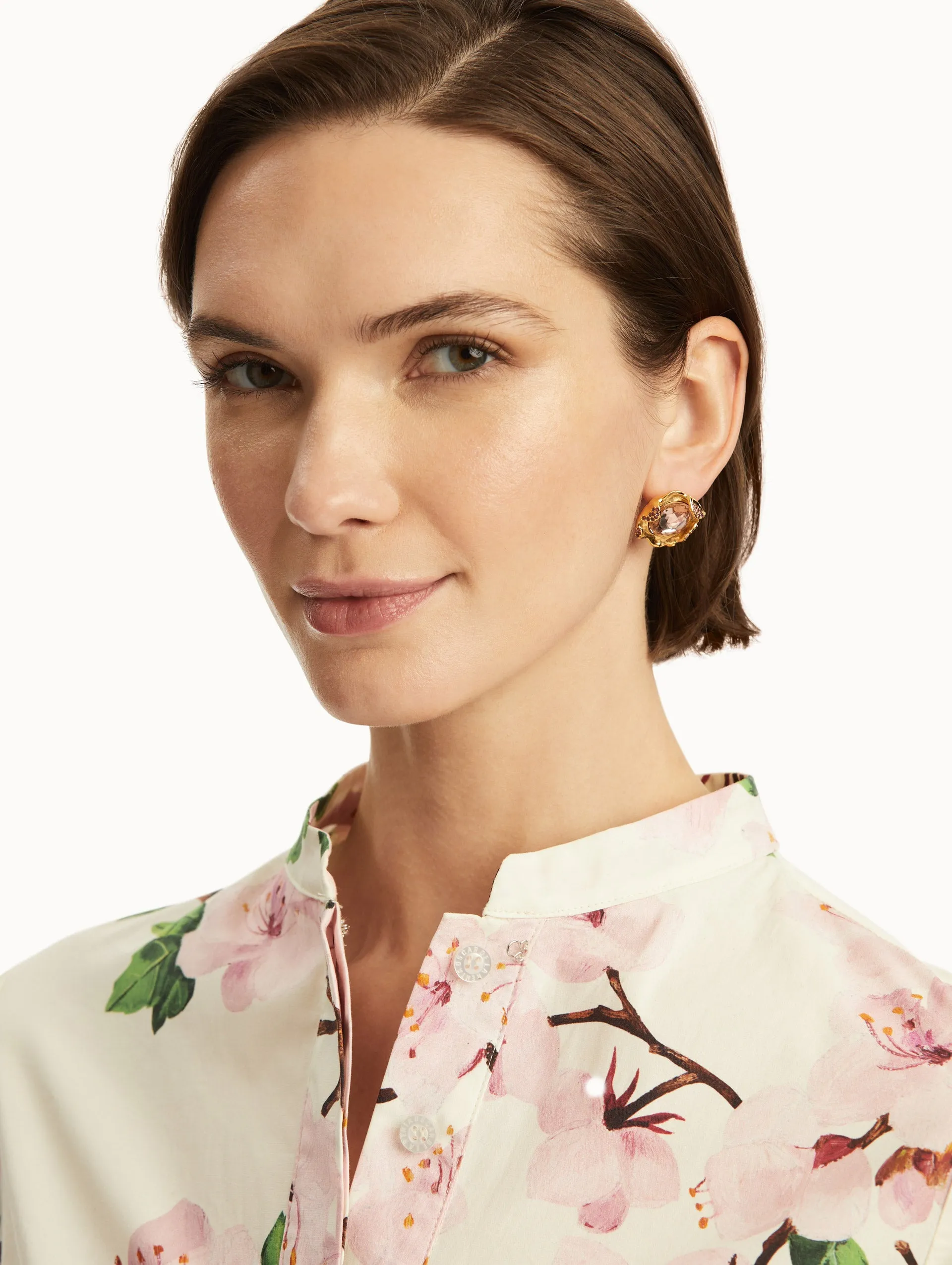 Crystal Nest Earrings