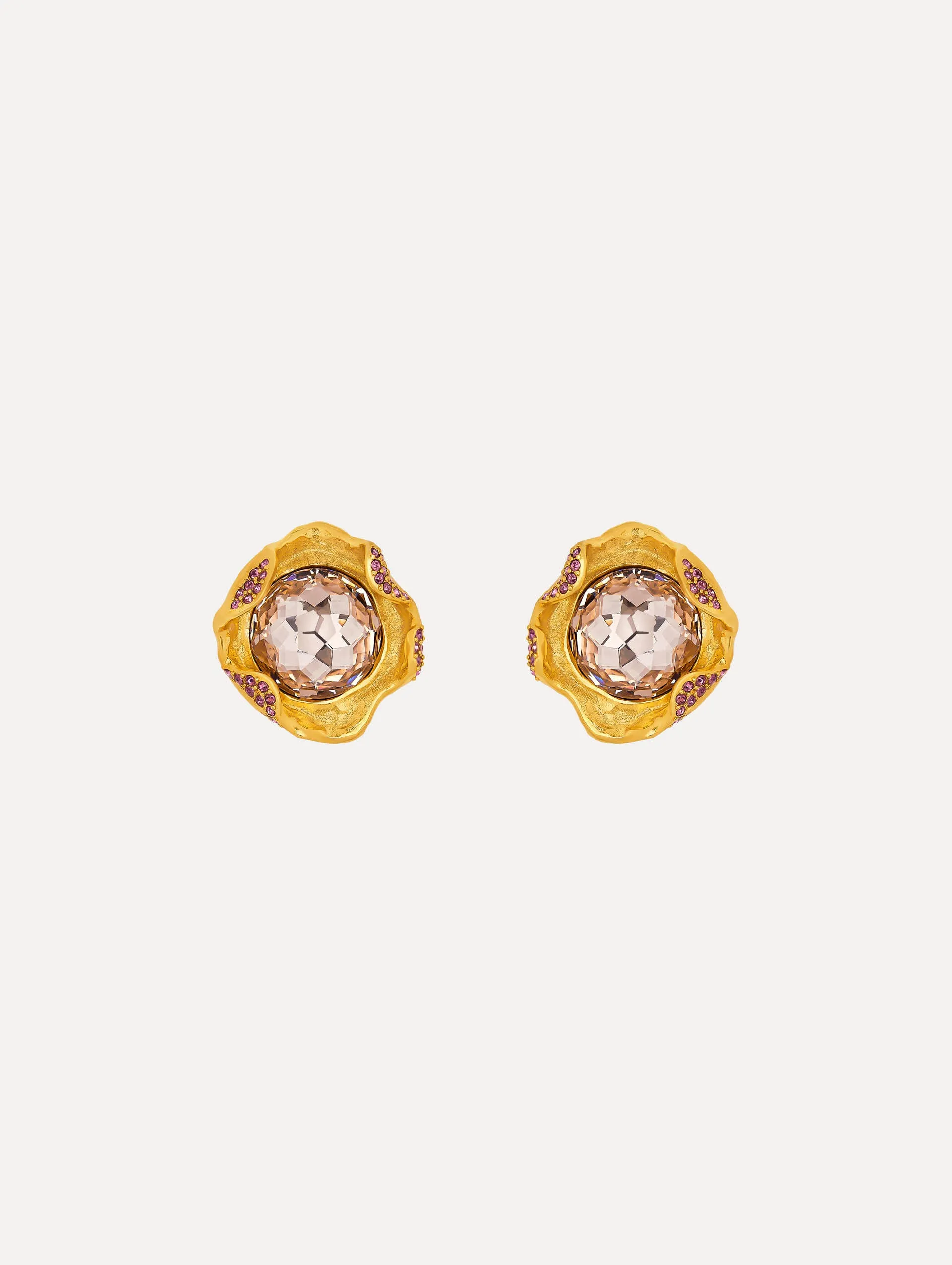 Crystal Nest Earrings