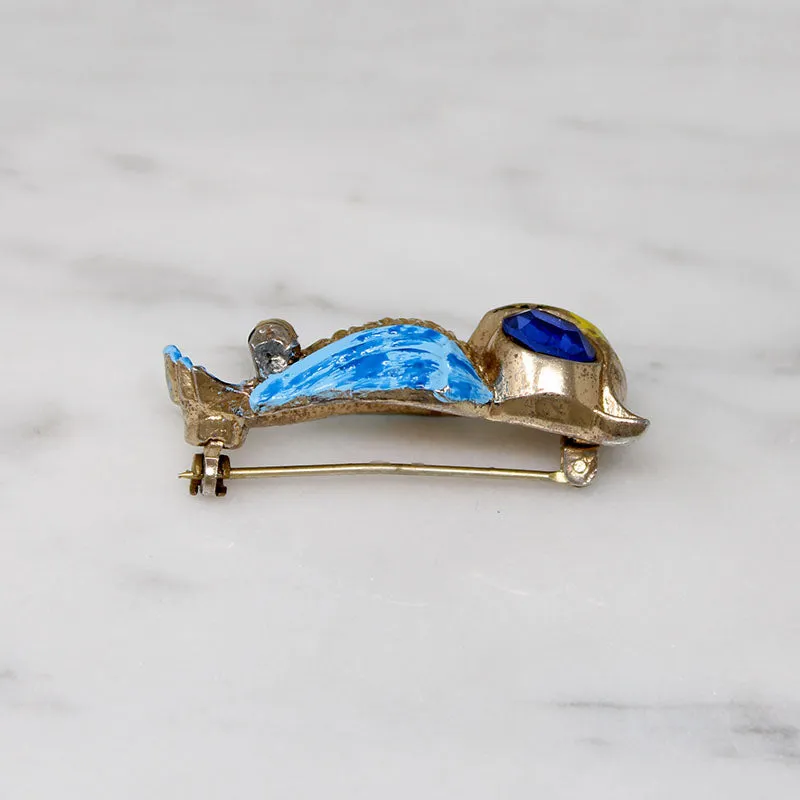 Cutie Little Owl Brooch by Coro