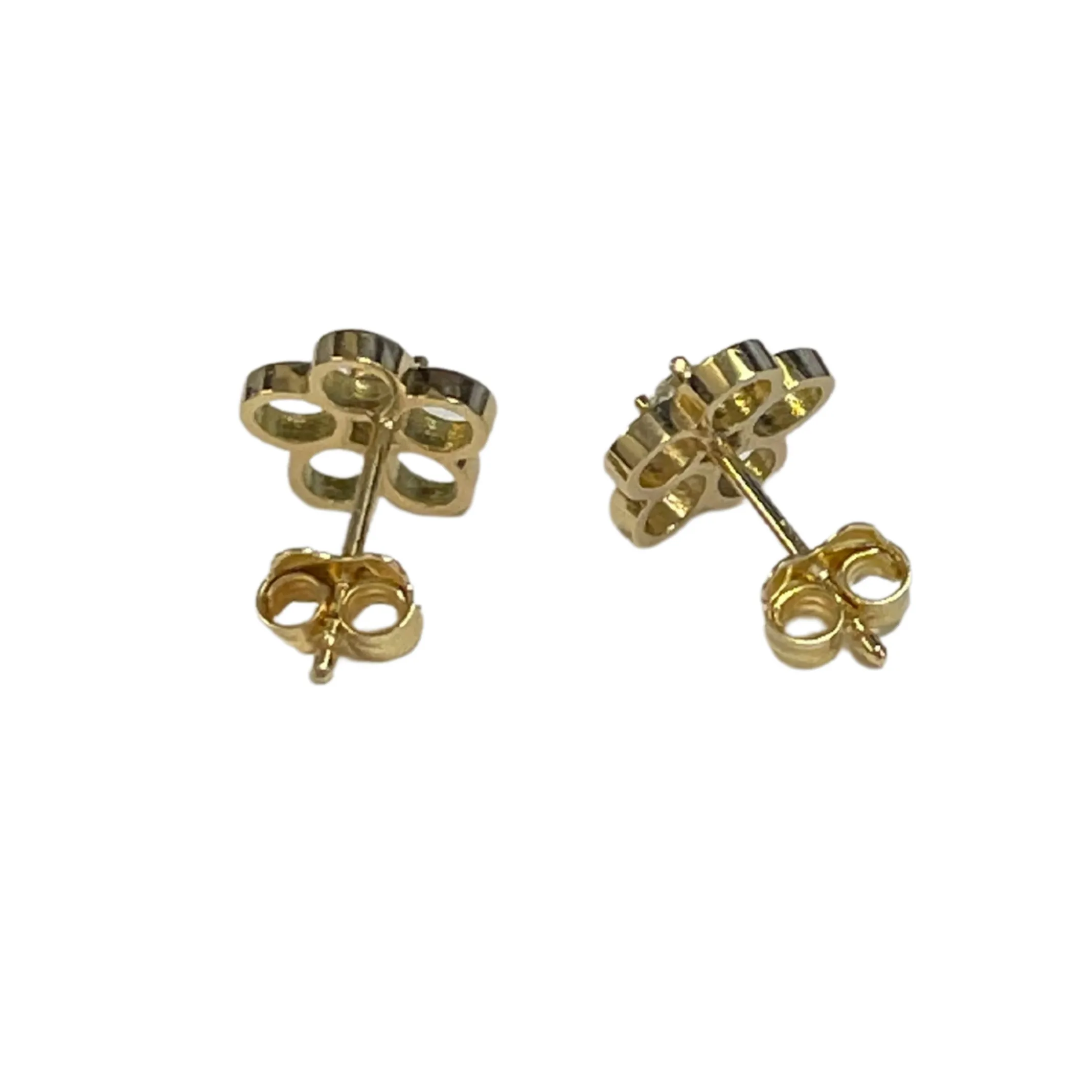 Daisy Exclusive Diamond 18K Gold Daisy Flower Stud Earrings