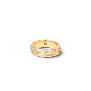 Decimus Ring Yellow Gold - Diamond