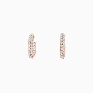 Diamond Pave Inside Out Huggies