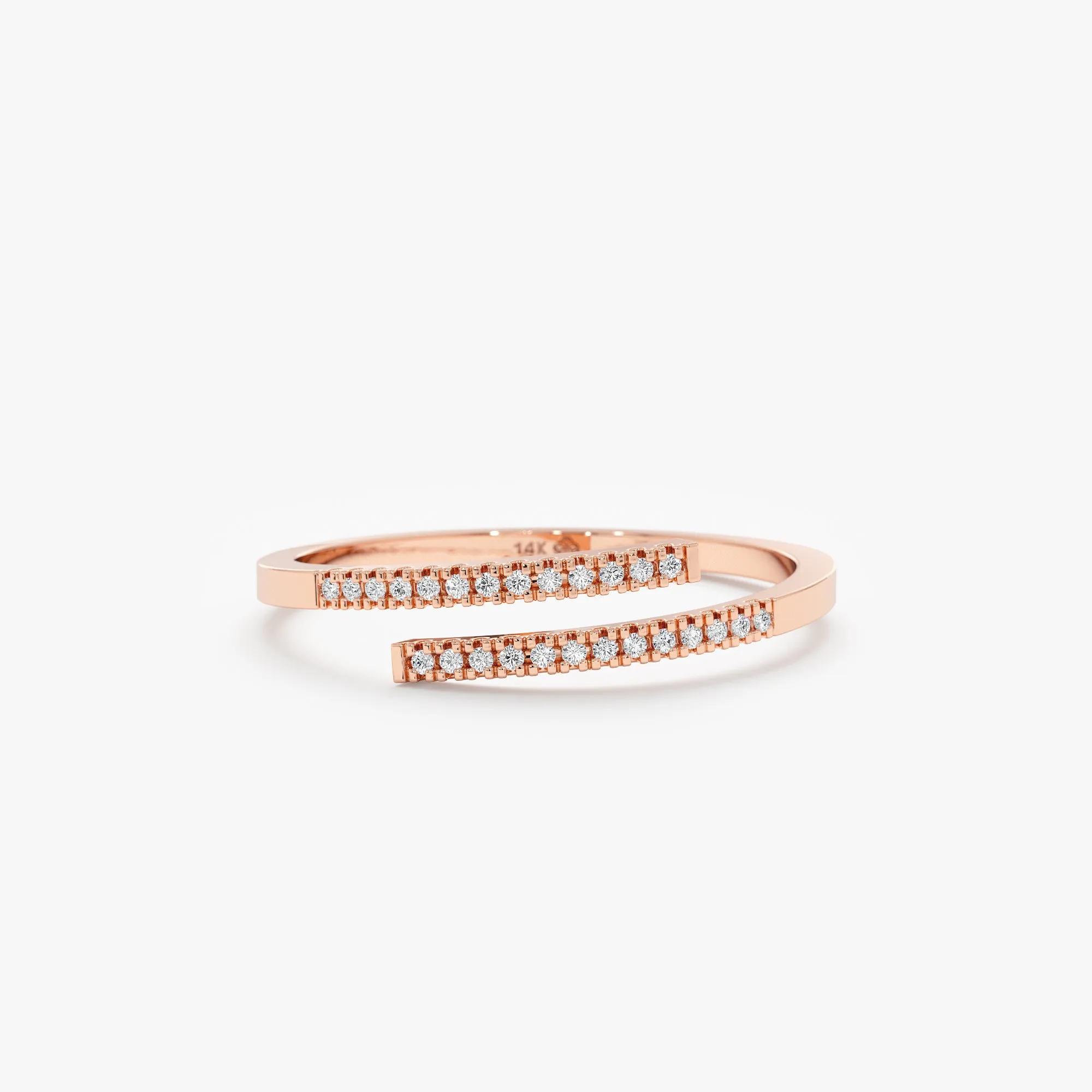 Diamond Spiral Open Ring, Kehlani
