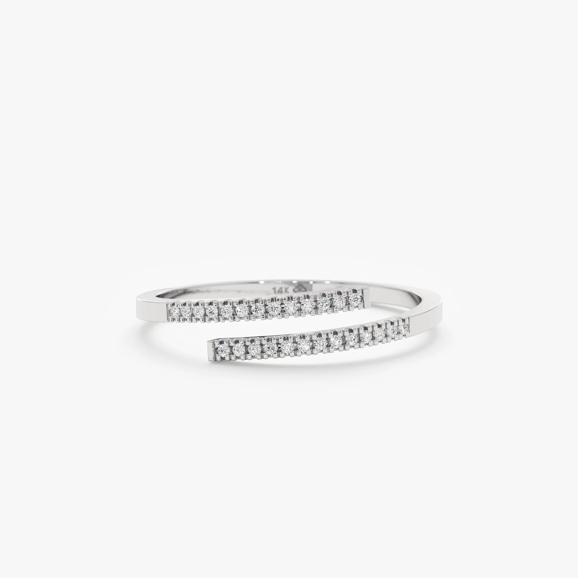 Diamond Spiral Open Ring, Kehlani