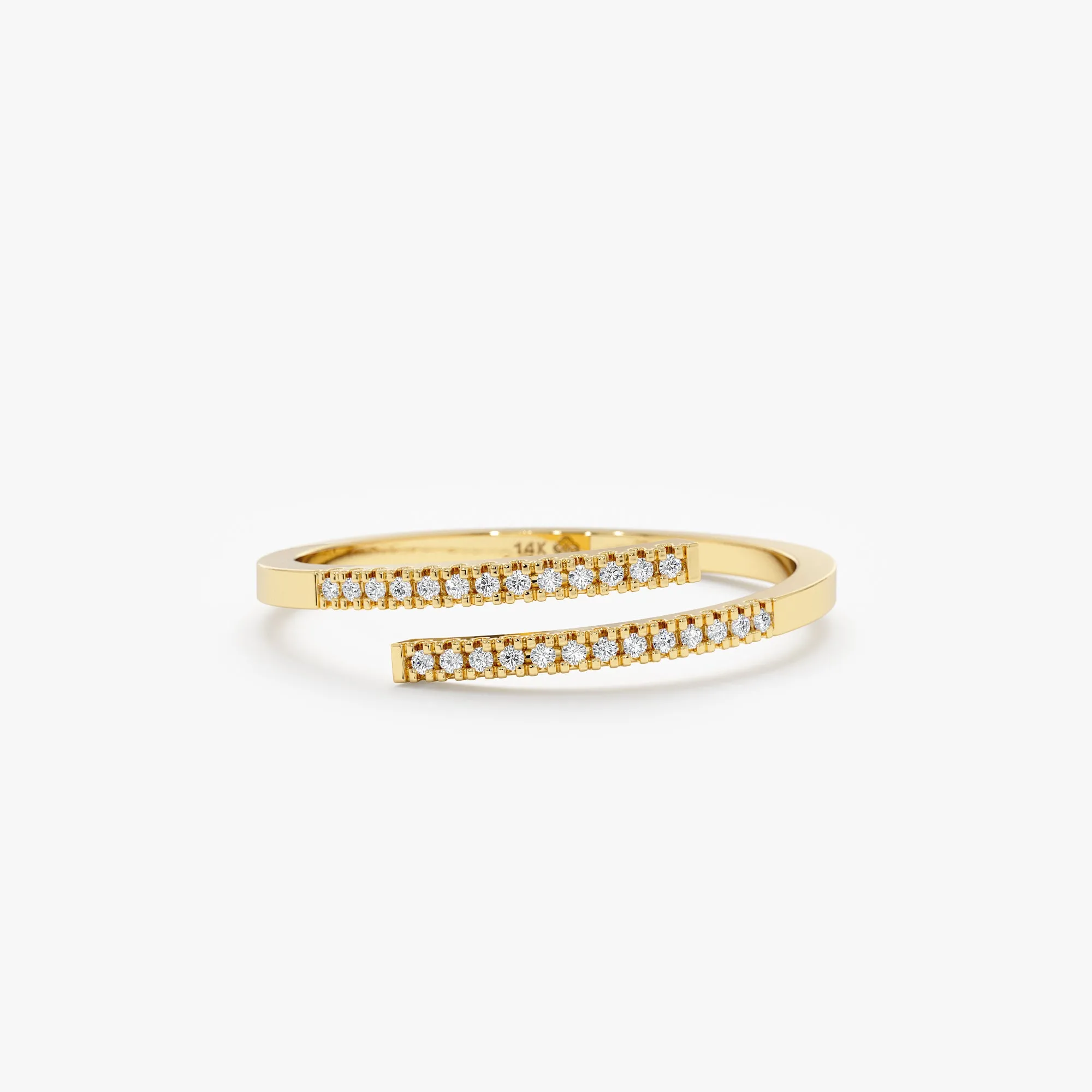 Diamond Spiral Open Ring, Kehlani