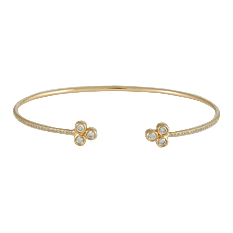 DIAMOND TRIO CUFF BRACELET