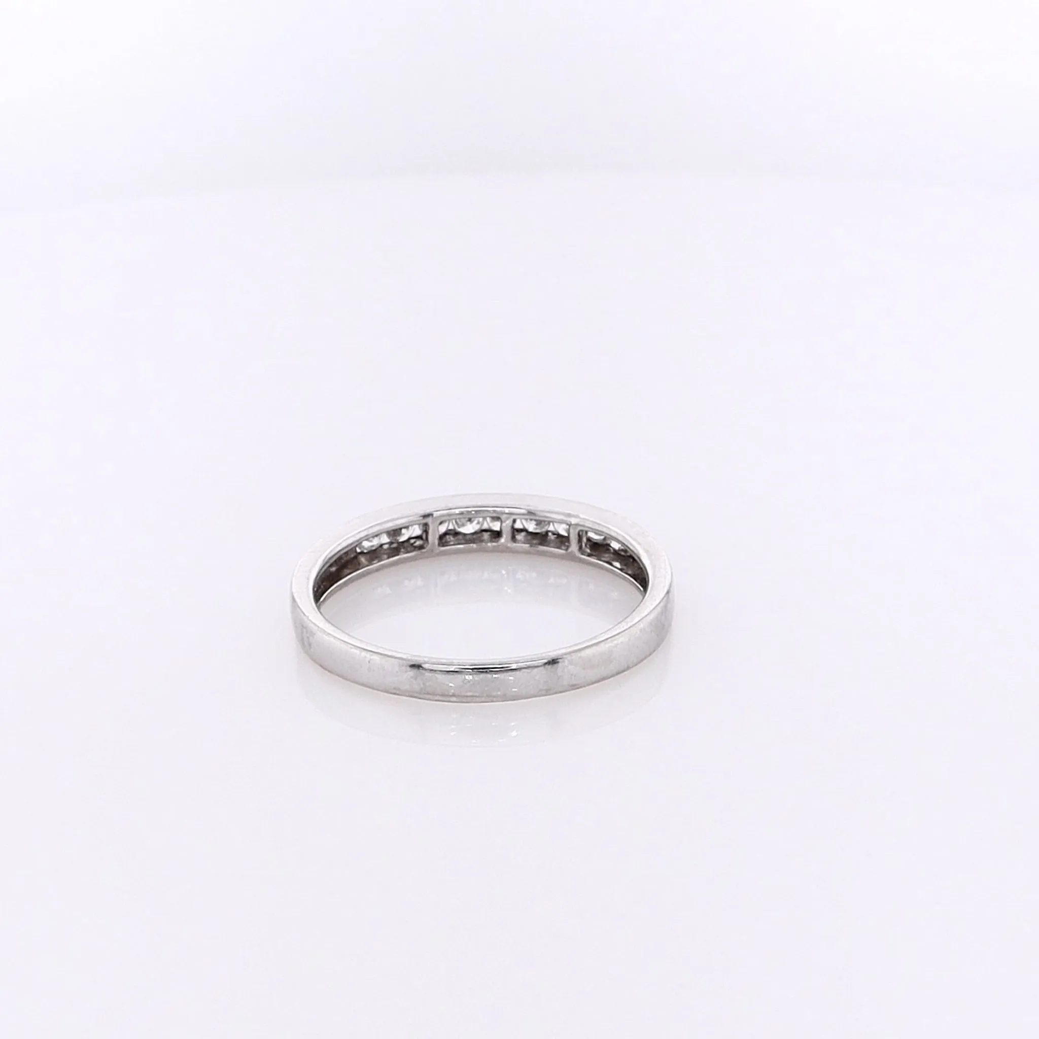 Estate Platinum Diamond Wedding Band