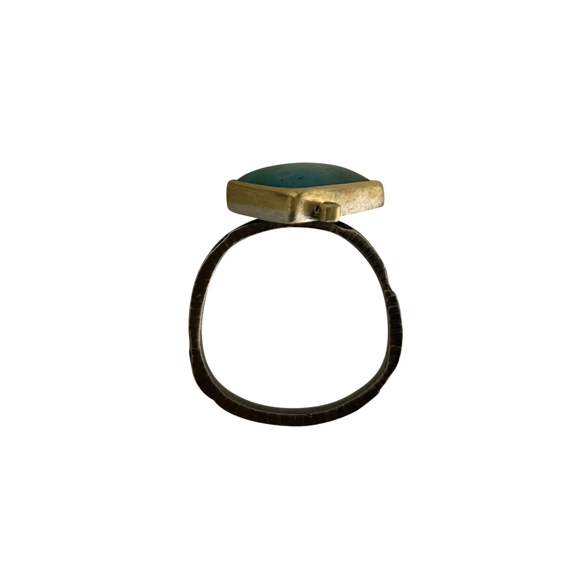 Geo Ring - Chrysocolla