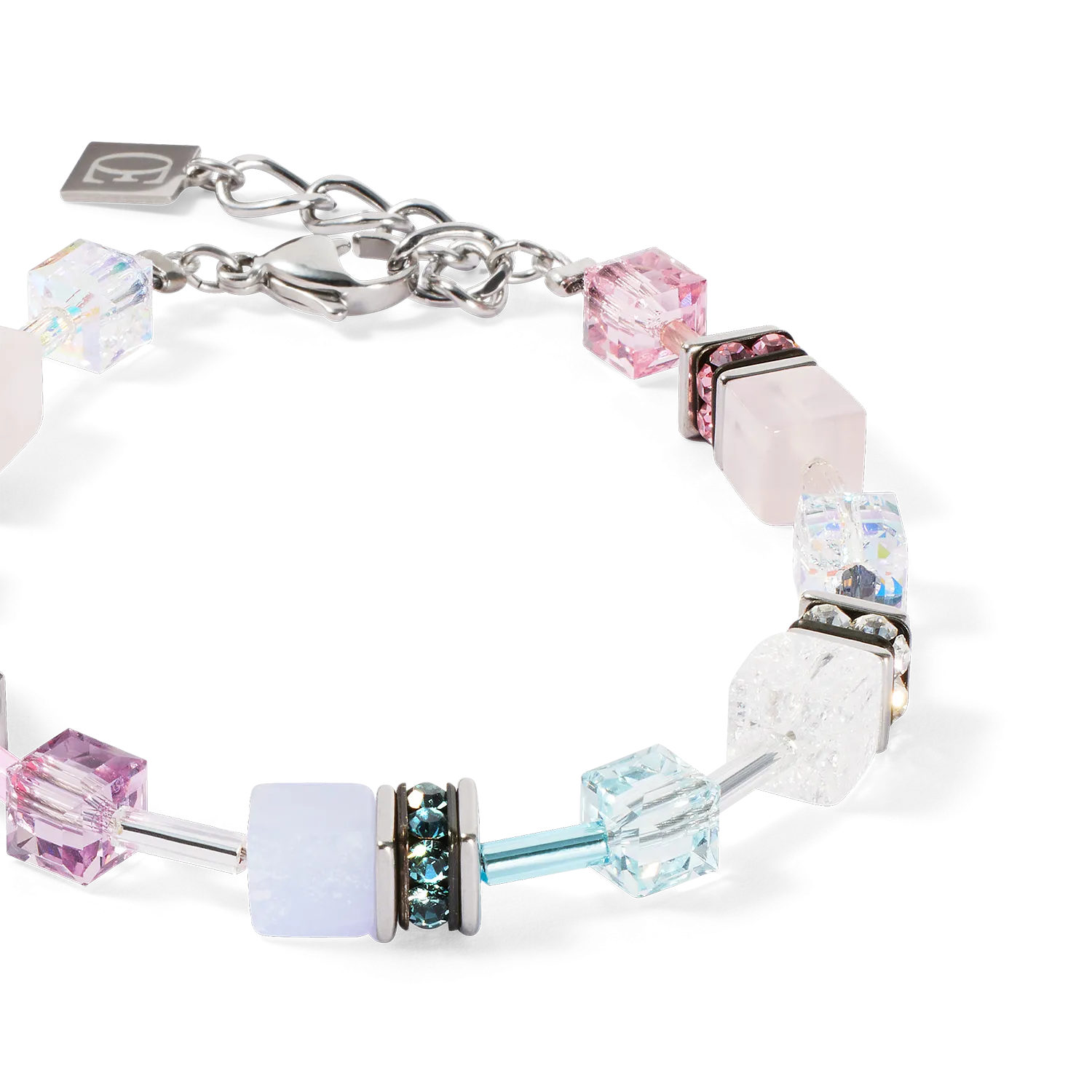 GeoCUBE? Iconic Precious bracelet pink-lilac