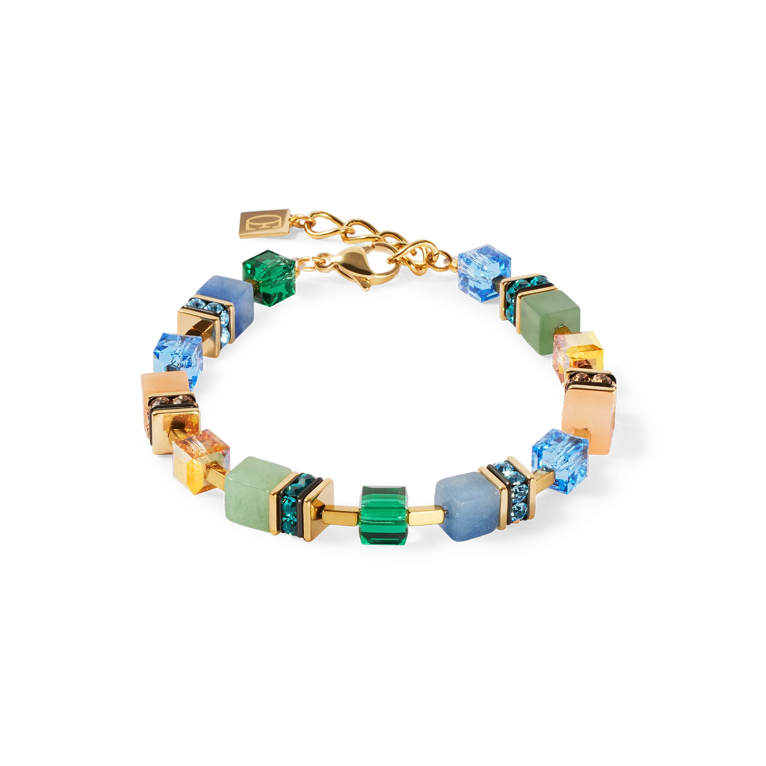 GeoCUBE? Precious Statement bracelet gold-spring