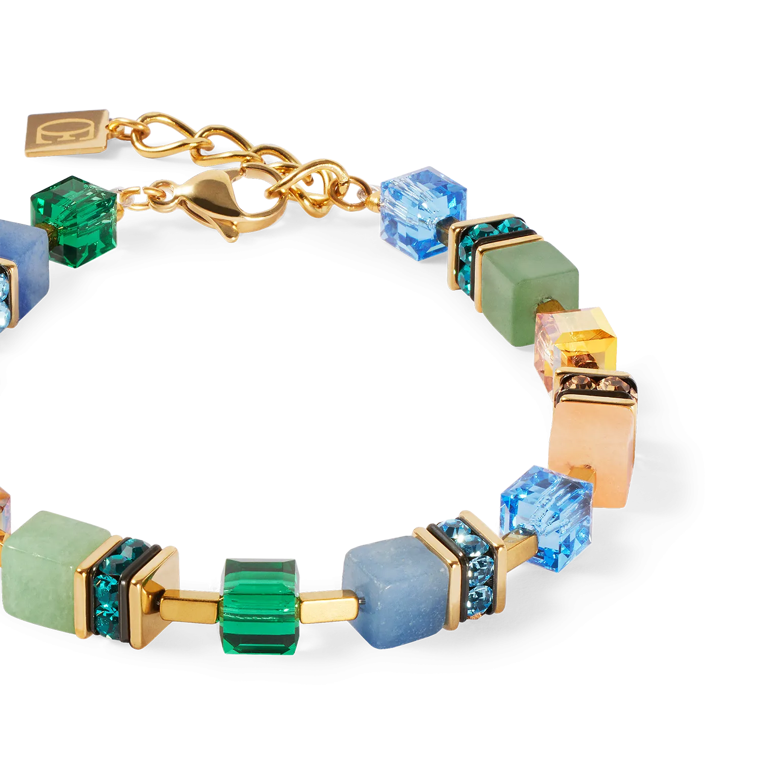 GeoCUBE? Precious Statement bracelet gold-spring