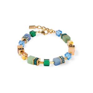 GeoCUBE? Precious Statement bracelet gold-spring