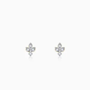 Gold Amber Radiance Diamond Studs