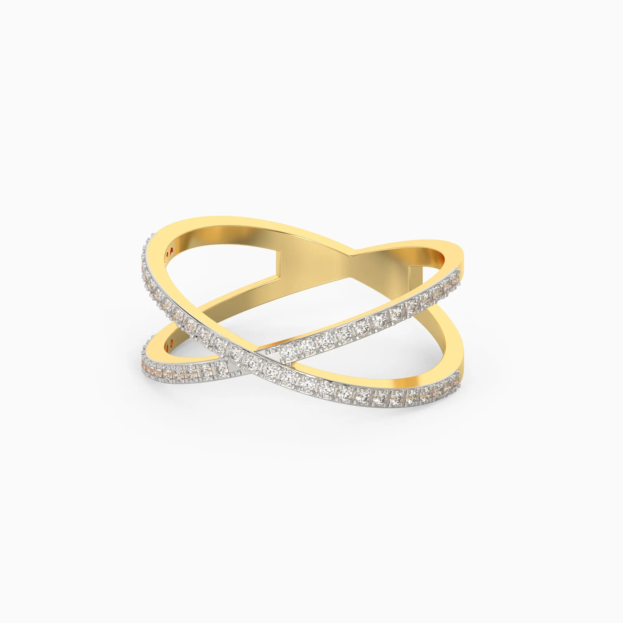 Gold Entwined Journeys Diamond Ring